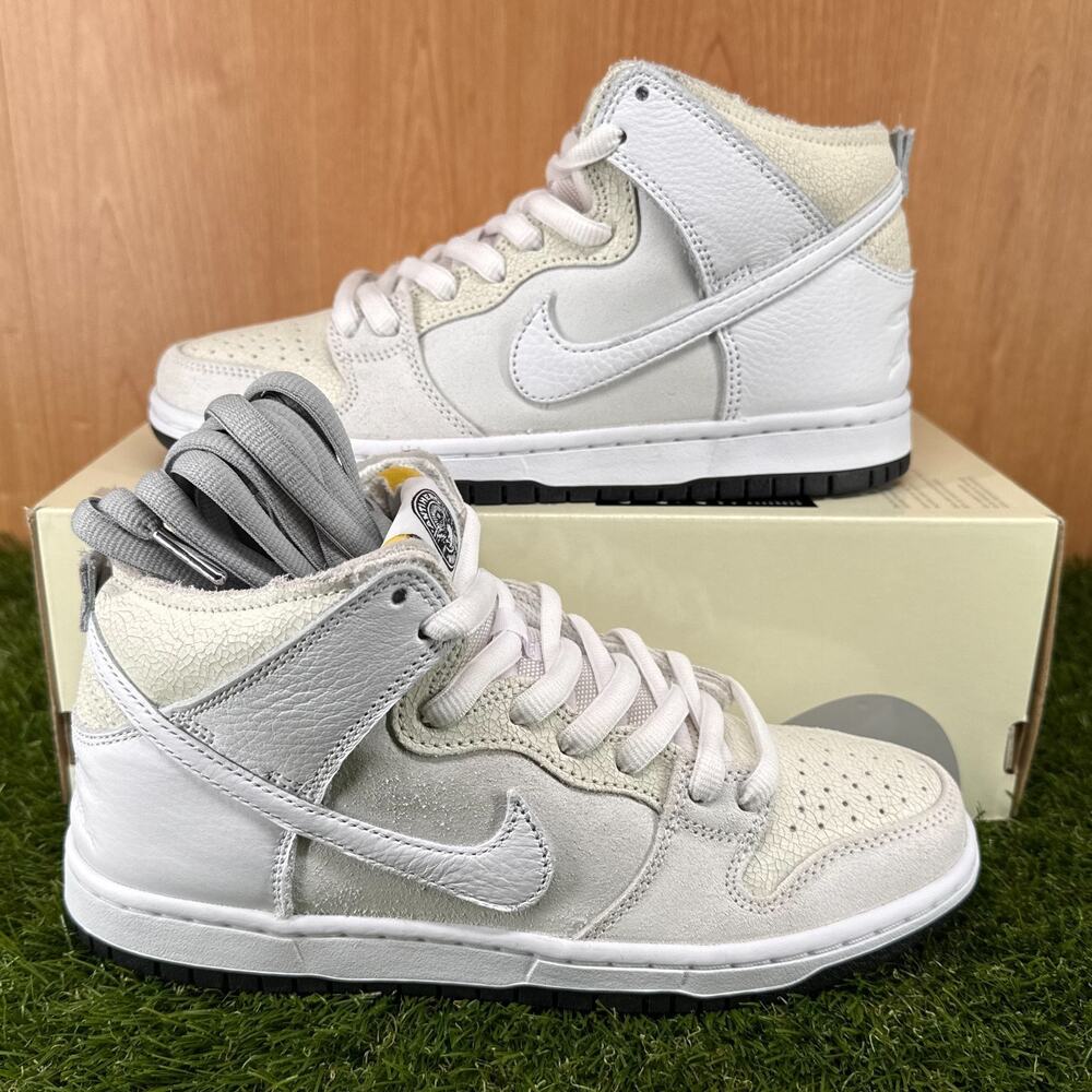 Nike SB Dunk High Antihero White Black Sneakers HM5837-100 Men's Size 6.5
